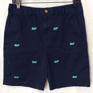 Vineyard Vines Whale Embroidered Breaker Navy Shorts Sz XL